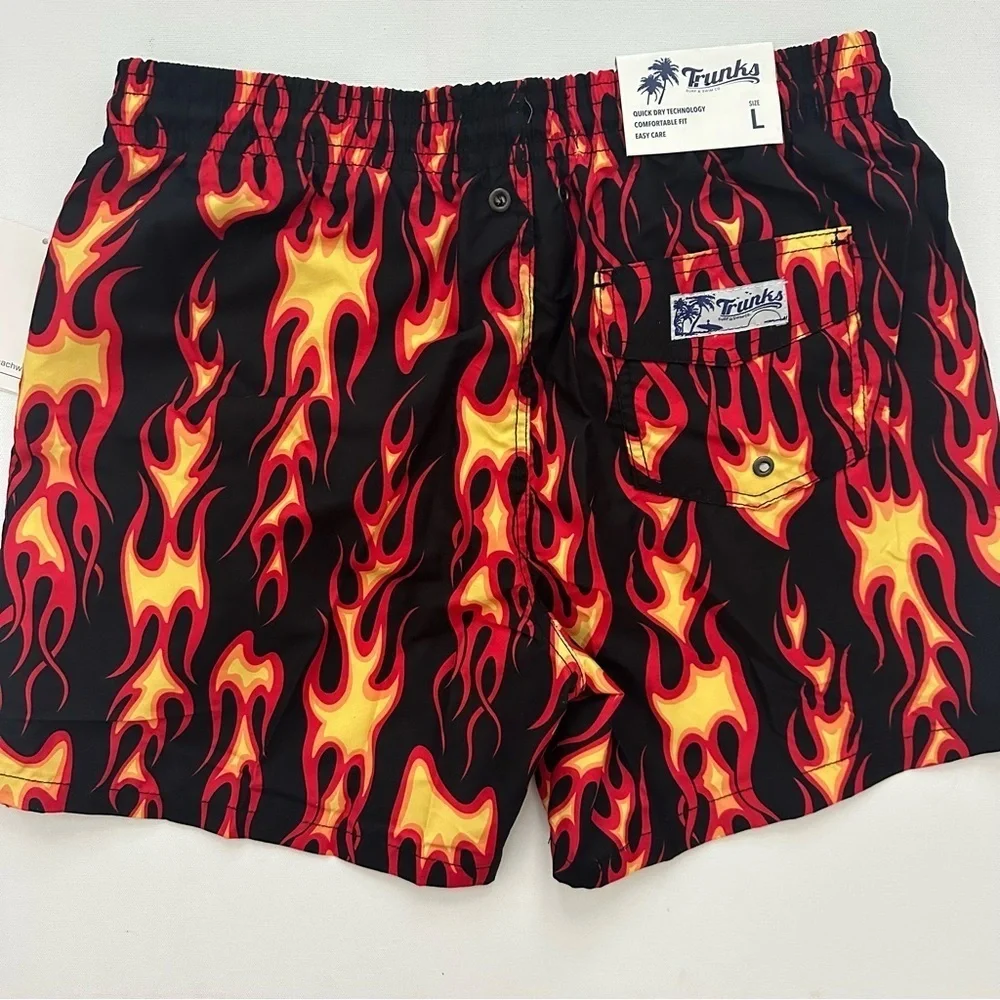Trunks Surf & Swim Co Sano Short Flame Print Size L Men